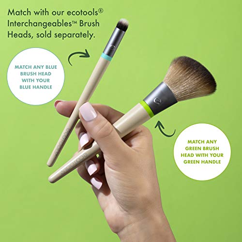 Ecotools Flat Foundation Interchangeables Makeup Brush For Flawless Liquid And Cream Foundation #TOP6