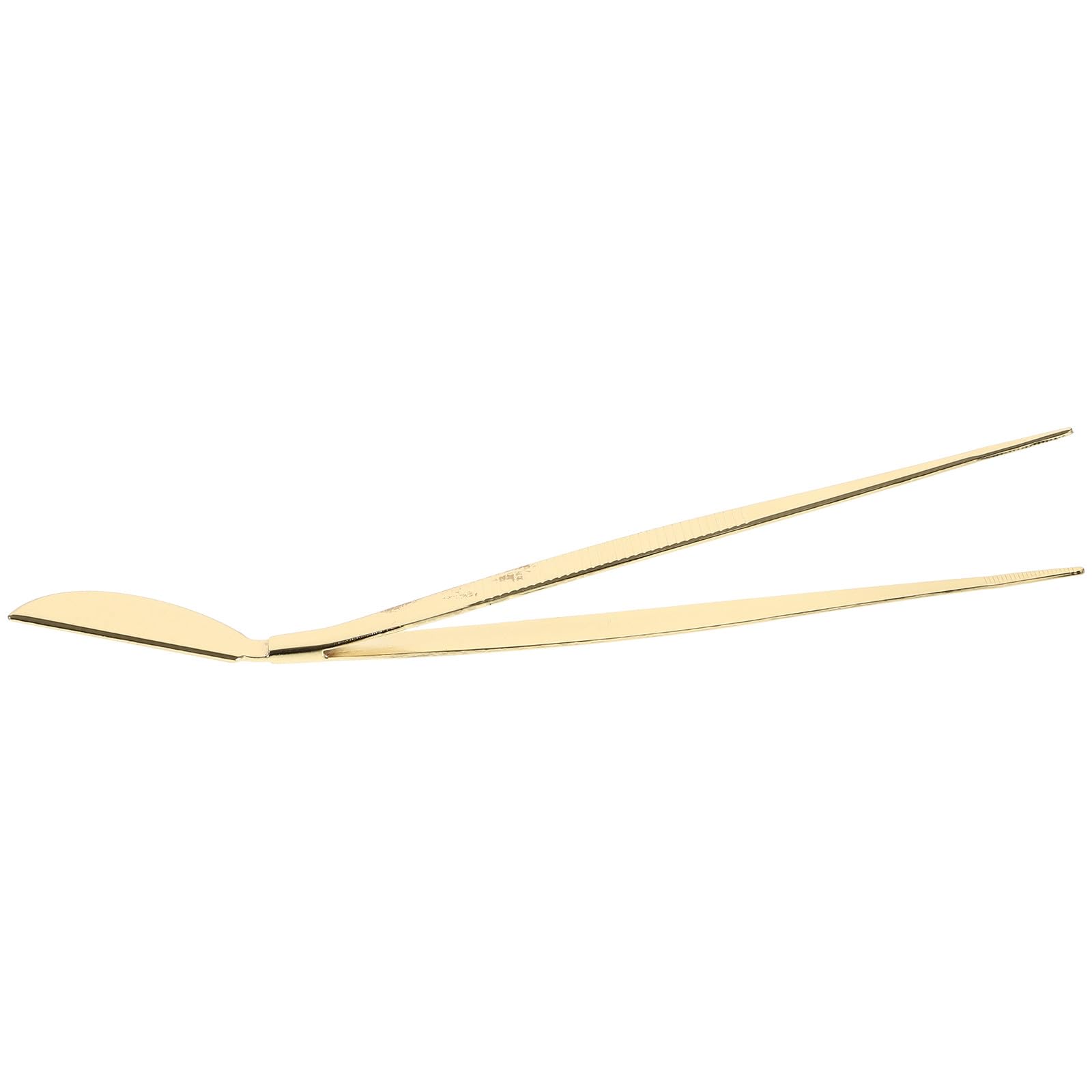 Pinzas para bonsái NUOBESTY de acero inoxidable con raspador integrado para trasplante