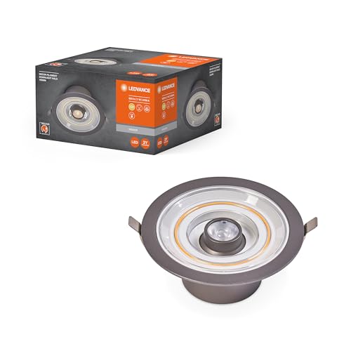 Ledvance Decor FIL DL Halo Downlight 166 mm, Silver, 7 W, 620 lm, Wireless, Modern Filament Design