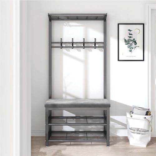 Rangement et organisation pour couloir étroit avec étagères rotatives