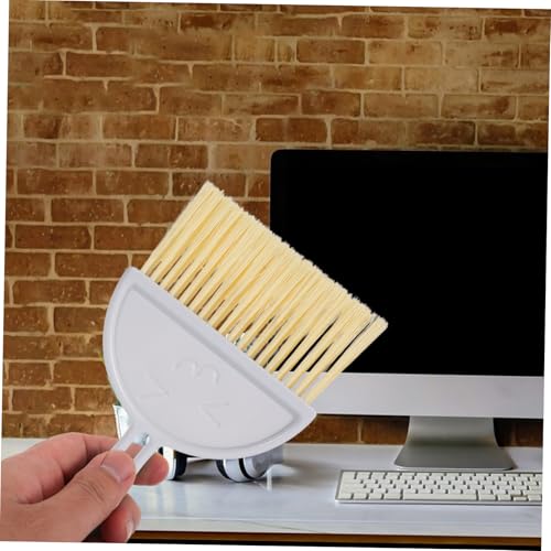 HIAKDOFT Mini Besen und Kehrschaufel Set Kompakt und Vielseitig für Haushalt Büro und Auto Platzsparend und Geeignet für Kleine Reinigungsaufgaben als Besen für Tischbesen – Bild 6