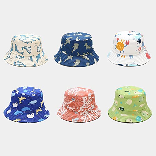 Everyday Bucket Hat For Women Men Cotton Summer Sun Hats Beach Fishing Cap Outdoor Vacation Travel Hat (Submarine- Anima S08) #TOP5