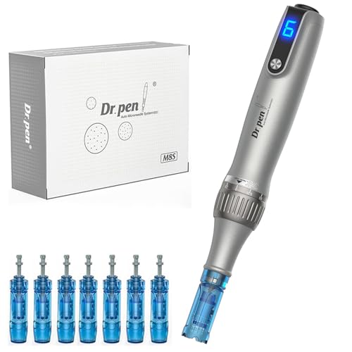 Dr. pen Ultima M8S Professioneller Microneedling Pen - Drahtloser Dermapen für Männer & Frauen, Ideal für Anfänger - mit 7 verschiedenen Ersatzkartuschen