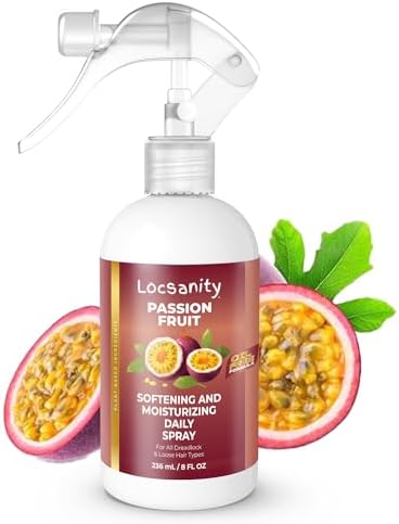 Locsanity Daily Moisturising Spray for Dreadlocks - Passion Fruit Hair Scalp Moisturiser - Controlled Frizz - View 3