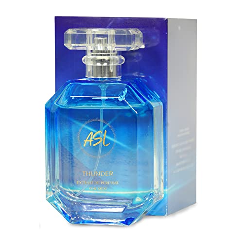 ASL Thunder Eau de Parfum for Men – 100ml Long-Lasting Sweet, Sensual Fragrance | Modern Floral Spice Perfume for Men – Hypoallergenic, Ideal for Daily & Special Occasions