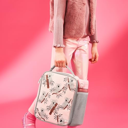 ION8 Premium Lunch-Tasche, 3-Seitiger Reißverschluss, Flaschen-Netztasche, Namensschild, Lebensmittelechte Isolierung, Abwischbar… – Ansicht 3