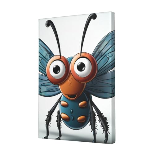 Ailes d'insectes en poster mural pour corriger un mur blanc vide
