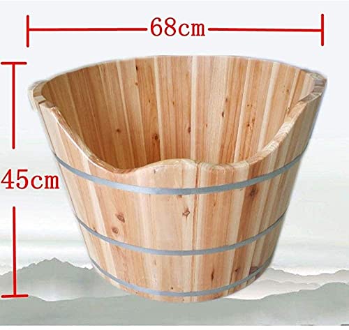 Balde de spa para pies de madera 26 cm miniatura 2