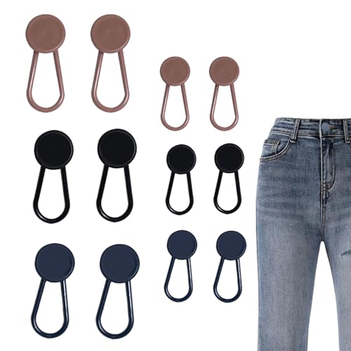 Extracteurs Public pour Jeans - Pant Pully Extender | Extender à Taille Flexible De Pantalon Réutilisable, Expanseurs à Boutons Ajustables pour Jeans à Taille Serrée, Extenseurs de Taille Pantalon Co