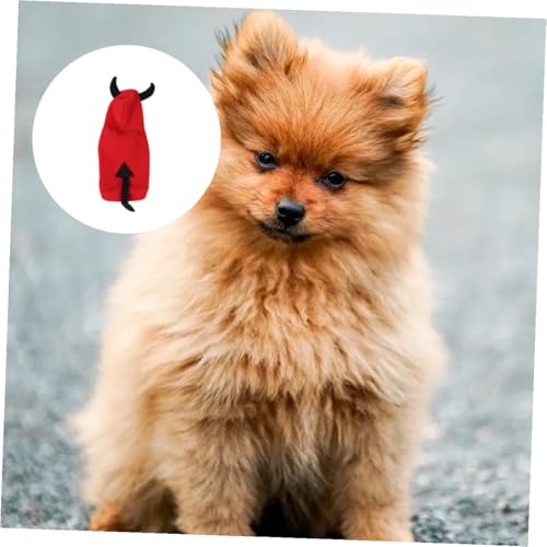 Disfraz de Diablo para perro XL cálido y tridimensional miniatura 5