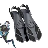 Swimming Fins for Men,Adjustable Diving Flippers - Adjustable Snorkel Fins | for Women Men Swimmers Snorkelers Surfers Freedivers Beginners Lifeguards Bodyboarders Pool Freediving