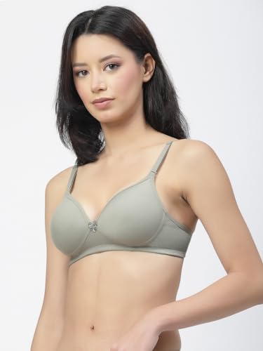 Image of Floret Women's Convertible-Straps T-Shirt Bra Lightly Padded & Non-Wired Medium Coverage Bra
