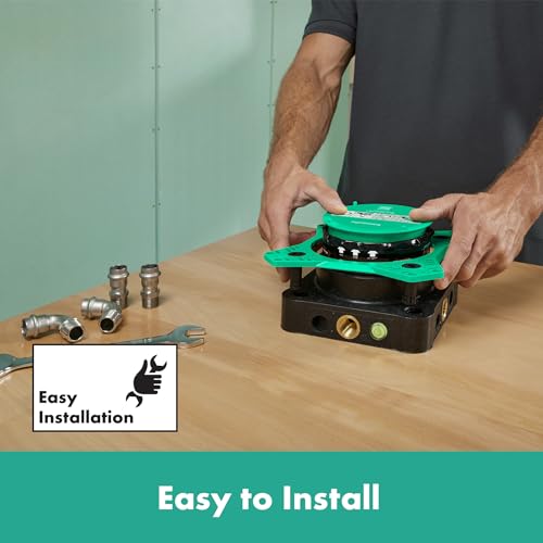 hansgrohe iBox universal 2 - Grundkörper für alle hansgrohe Brausen-, Wannen- und Thermostat-Fertigsets (Unterputz-Installation) ab 2023, ‎01500180