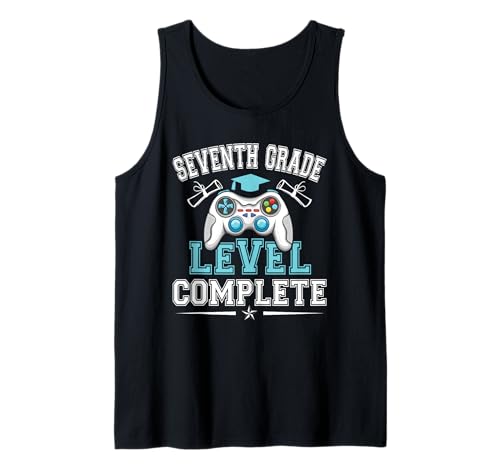 Seventh Grade Level Complete Graduation Class 2025 7th Grade Camiseta sin Mangas