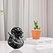 Shilkare Resin Alien Duck, Unique Gothic Gifts & Collectibles, Dark Resin Duck Rubber Novelty Ornament Decorative Duck Figurine for Desktop Home Office Halloween Decor (B)