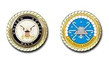 Military Productions USS Dwight D. Eisenhower CVN-69 US Navy Challenge Coin