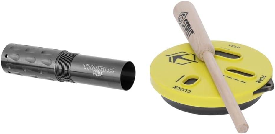 TRUGLO 12GA Turkey Choke Tube and HS Strut Cookie Cutt'R Slate Pot Turkey Call Bundle