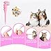 Xuanda Pet Pill Shooter, Pill Plunger Dispenser with 20ml Syringes and Nursing Bottle Feeder for Cats, Dogs and Small Animals（Pink）