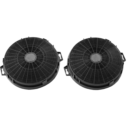 Allspares Filtro Ai Carboni Attivi (2 Pezzi) Per Cappe Aspiranti, Adatto Per Galvamet X39 (.C90 / X37.C90 / X36.90 / X37.90 (Diametro 210 X 33 Mm)