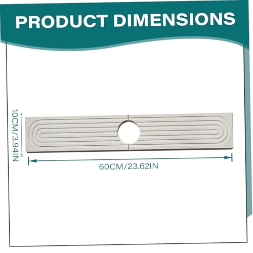 Tapis de robinet de cuisine absorbant rapide en roche de diatomite 60cm - 5
