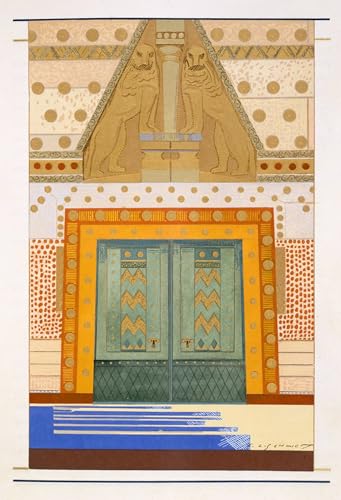 Affiche Troie de François Louis Schmied impression sur toile 60x90cm