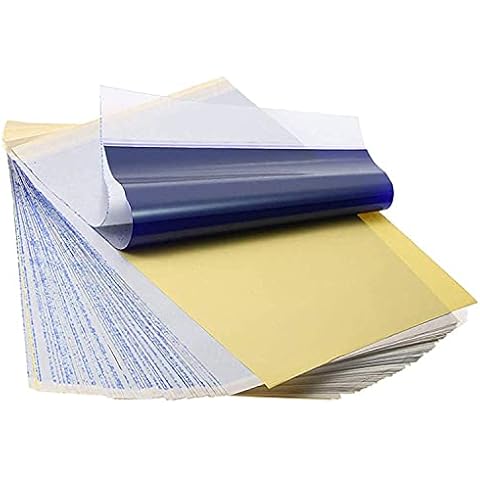 Tattoo transfer paper 40 sheets of A4 tattoo thermal stencil paper carbon thermal copy paper for transferring your designs onto the skin Cover