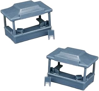 Outland Models Railroad Scenery Structure Festival Market Stall Set Open Style 1:64 S Scale