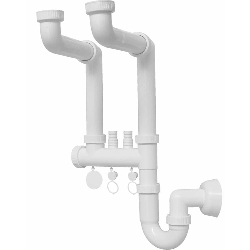Schläfer 4395027 | Siphon auto-nettoyant universel à 2 voies 1