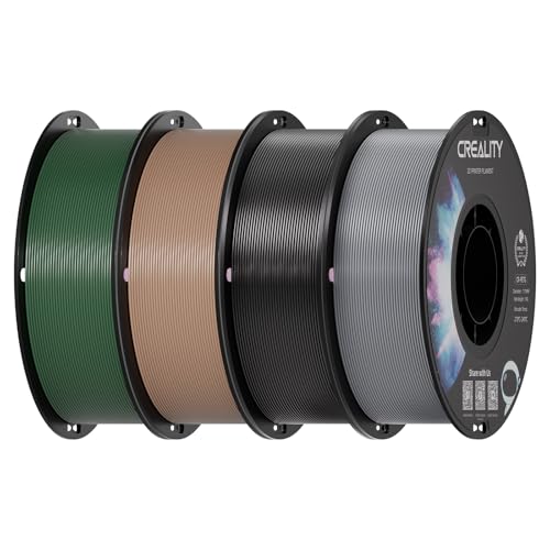 Creality PETG 3D Printer Filament 4 kg, Excellent Toughness High Precision, Odorless Non-Toxic Moistureproof, Glossy PETG Filament 1.75mm for 3D Printer