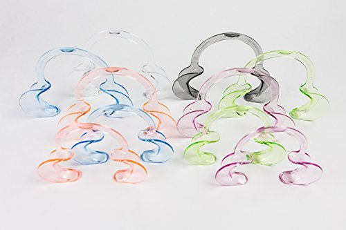 Watch Ya Mouth - Multicolored Mouthpieces - Cheek Retractors Fun for Families, Adult, and Kids Game Night to Speak Phrases (2 Sizes, 20-Pack)