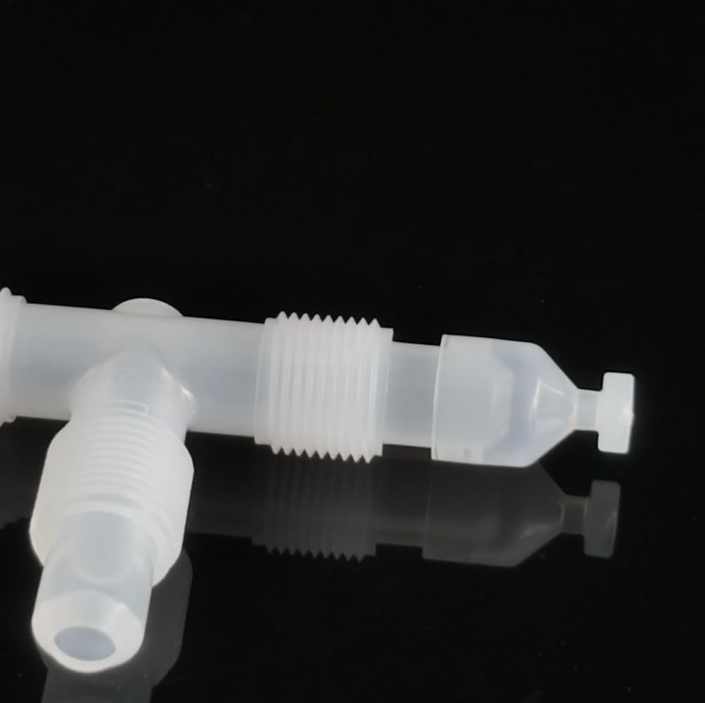 Flaring Joint Plug, 1/4, 3/8, 1/2, 3/4 inch PFA Cup Type Plug, Pipe Joint Plug, Joint FCAP Plug (10, 1/4″-PFA Plug-FCAP4)