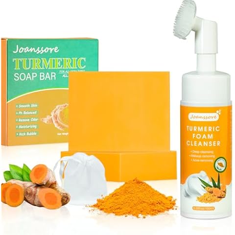 Joanssore 3 Pack Turmeric Soap Bars Cover