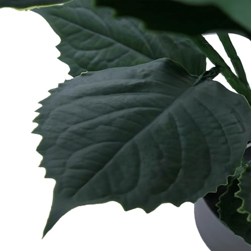 Hortensia artificiel Mendler 90x50cm vert en polyéthylène - 7
