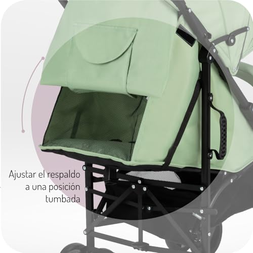 Miniatura 6 de Momi Akira Silla De Paseo Para Niños A Partir De 6 Meses Hasta 15 Kg , Arnés Ajustable De 5 Puntos, Bolso, Cesta De La Compra, Protector De Lluvia Y Mosquitera.