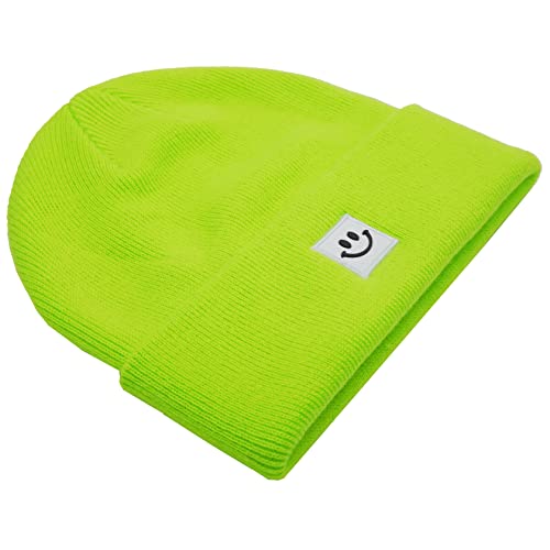 Image of 55cube Unisex Winter Beanie Hats Warm Thick Knit Cuffed Skullcaps