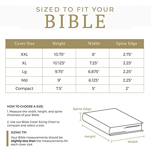 Divinity Boutique, Capa de Bíblia de Lona - Capa Bíblia Preta para Homens e Mulheres - para Livros C