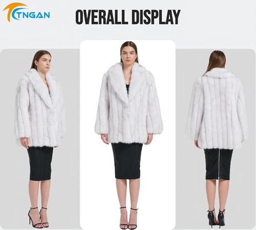 Womens Fuax Fur Coat Winter Warm Fluffy Faux Fur Parka Jacket Thick Plus Size Outerwear Overcoat4