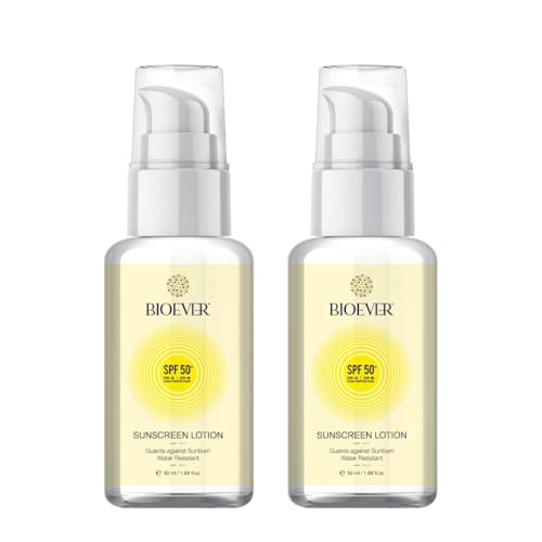 Image of hydrating Sunscreen lotion | SPF 50 PA+++ | UV-A & UV-B High Protection| Water Resistant | Ultra Light , Aloe Vera extract , Zinc oxide & Aquaxy | For Women & Men | No White Cast , non comedogenic & oil free | All Skin Types - 50ML