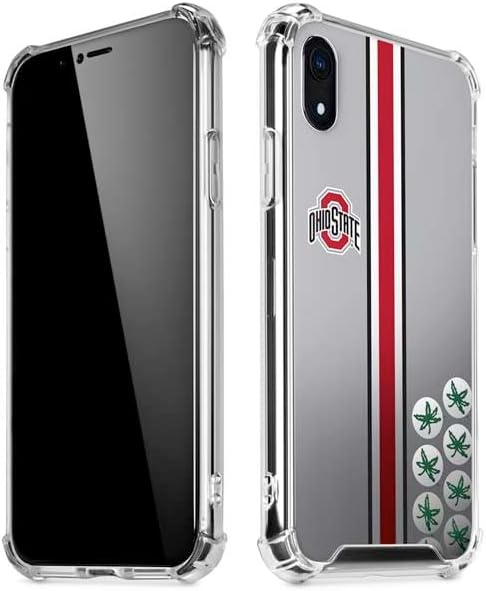 Skinit Clear Phone Case Compatible with iPhone XR - Officially Licensed Ohio State University Buckeyes Design