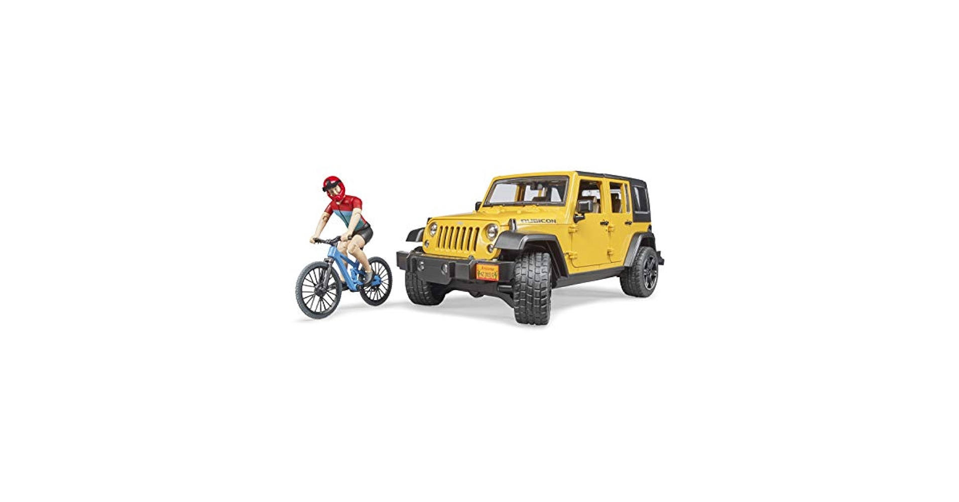 Amazon.com: Bruder 02543 Jeep Wrangler Rubicon w Mountain