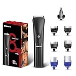 Havells 8 in 1 Grooming Kit |2-in-1 Special Blade|Nose & Ear Attachment|4 Beard & 2 Hair Combs|Type C Turbo Charge|No Nicks & Cuts|2 Year Guarantee|GS4008