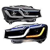 Car Front Lights Compatible For BMW X3 F25 LED Headlight 2011-2018 X4 F26 Led Headlamp Assembly Upgrade DRL Signals Automotive Accessories(2014-2017 X3)