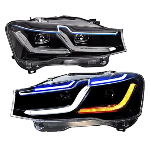 Car Front Lights Compatible For BMW X3 F25 LED Headlight 2011-2018 X4 F26 Led Headlamp Assembly Upgrade DRL Signals Automotive Accessories(2014-2017 X3)