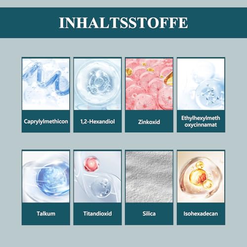 Polvo de ajuste de protección solar mineral, control de aceite SPF 35, maquillaje en polvo de larga duración, acabado mate, poros invisibles y sedosos, polvos de fijación sueltos adecuados para todo - imagen 4