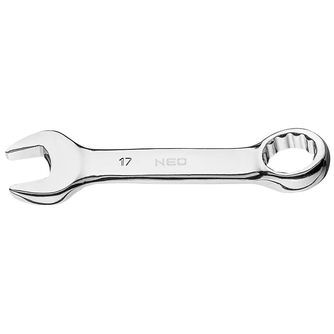Neo Tools Chrome Neo Professional Combination Stubby Spanner Wrench 17 Mm (Neo 09-769)