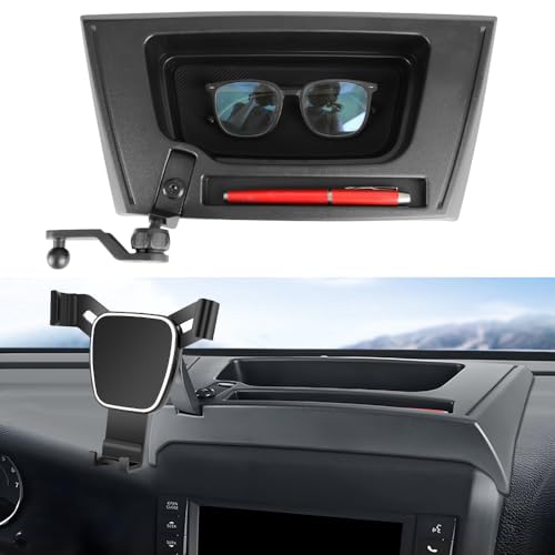 Car Phone Holder Center Console Organizer For Jeep Wrangler JK JKU 2011 2012 2013 2014 2015 2016 2017 Auto Accessories Navigation Bracket Interior Decoration Screen dash board Mobile Cell Mount case