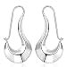 NYKKOLA Beautiful Elegant Jewelry 925 Silver Unique Simple Dangle Earrings