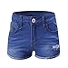 Women's Ripped Denim Shorts Trendy Mid Rise Stretchy Casual Summer Baggy Ladies Hot Jeans Shorts Jorts with Pockets