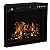 Regal Flame 28" Flat Pebble, Crystal, Log Ventless Heater Electric Fireplace Insert, Black Frame - 3 Color Changing Settings