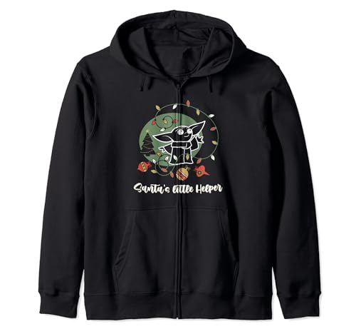 Sweat zippé Grogu Star Wars Mandalorian vêtement chaud hiver pour fan